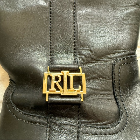 Lauren Ralph Lauren Women’s Signature Black Riding Boots - Picture 3 of 17
